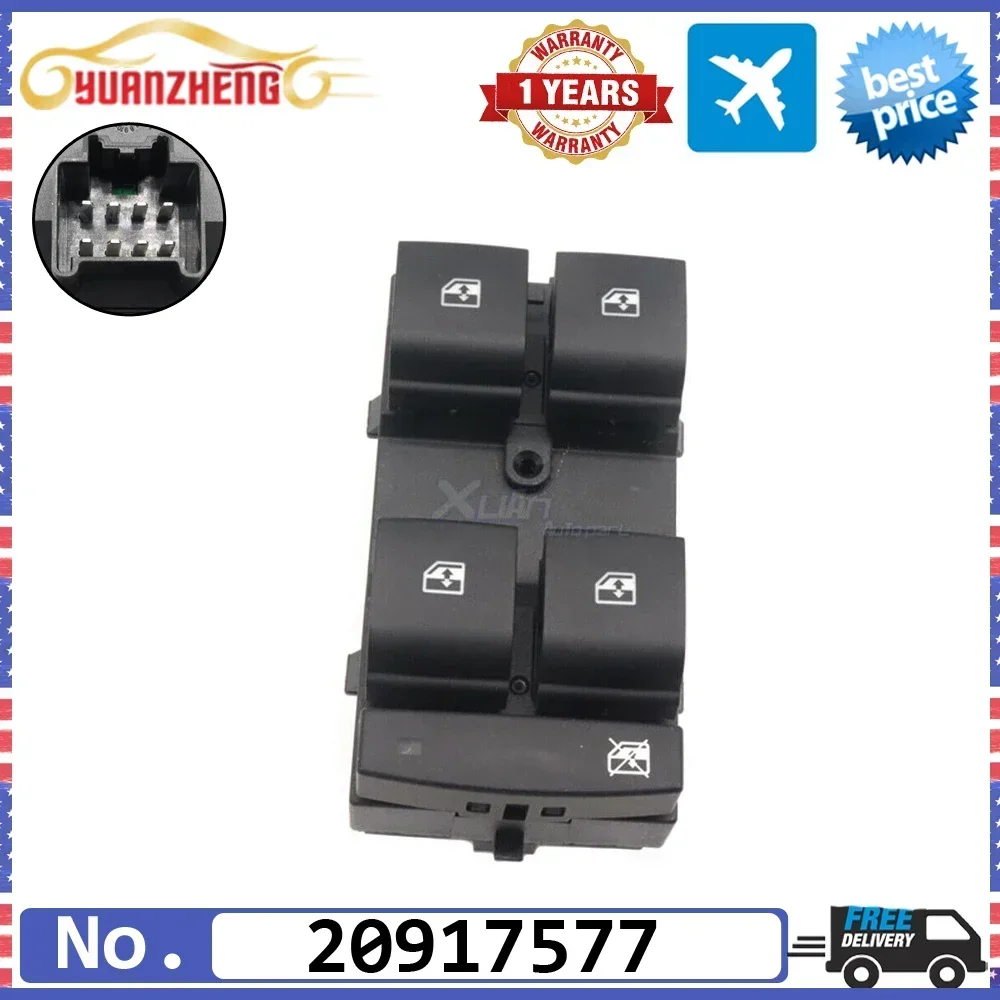 Car 8 pins Electric Power Window Control Switch Master 20917599 For Chevrolet Orlando Cruze Malibu Orlando Cruze Malibu 20917577