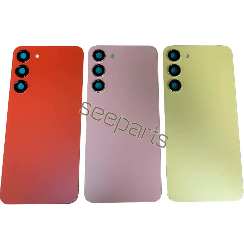 For Samsung Galsxy S23 Plus Back Glass Battery Cover Rear Glass Door Housing Panel For Samsung S23 Battery Cover