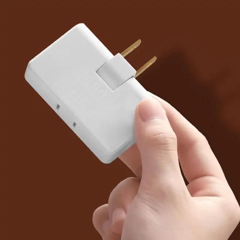 652f 벽 콘센트 익스텐더 180 ° 연장 플러그 어댑터 회전식 USB 소켓 변환기
