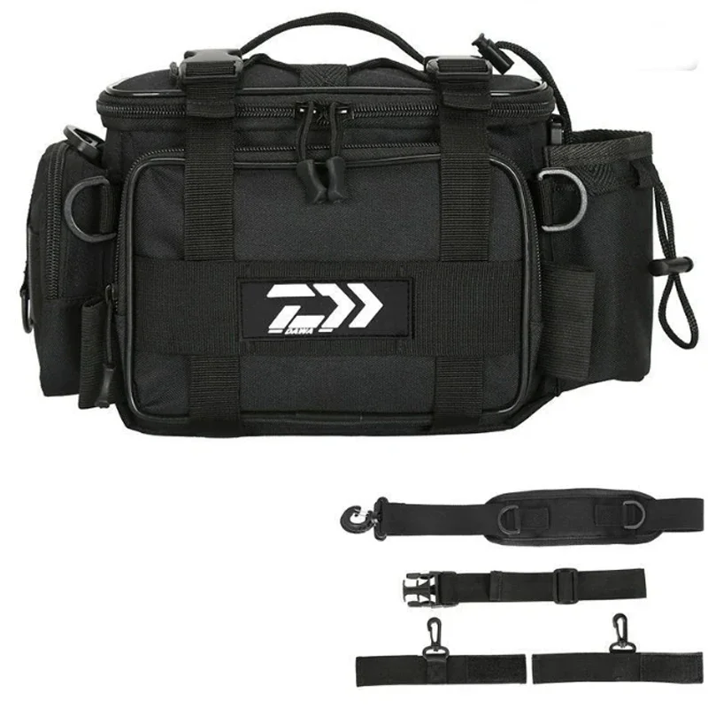 New Multifunction Backpack Lure Box Gear Storage Bag Fanny Pack for Men Fly Fishing Backpack with Rod Holder Sling Shoulder Bag