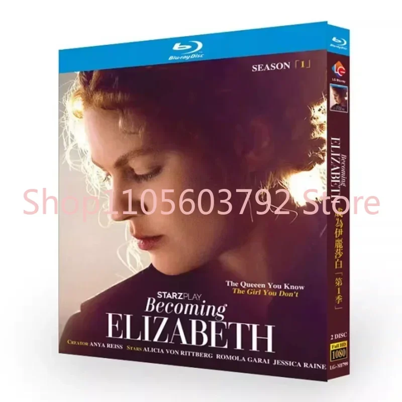 Becoming Elizabeth (2022) Blu-ray Disc Nouvelle boîte d'emballage
