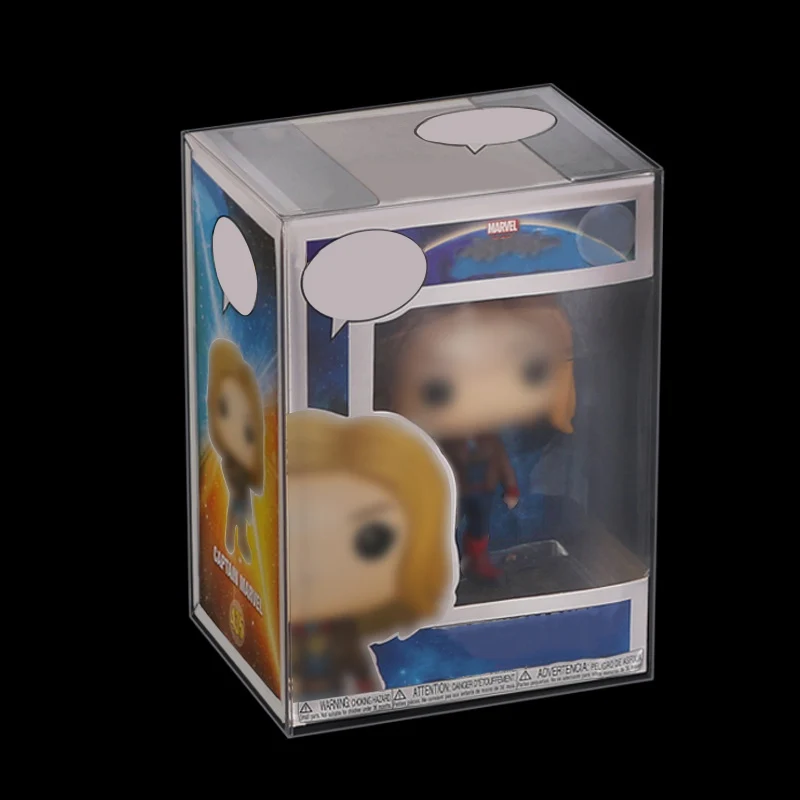 Suitable for Funko Pop Protective Box, Transparent Box Packaging, Figurine Toy, Pet Transparent Packaging Box, 4 Inches