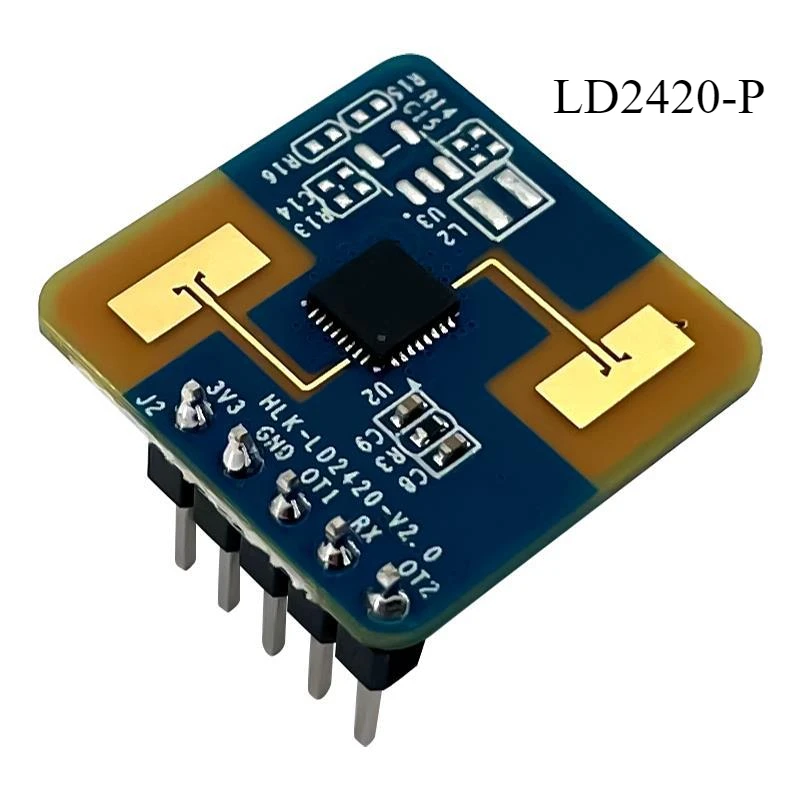 LD2420อัจฉริยะตรวจจับการเคลื่อนไหวไมโครโมดูลตรวจจับการเคลื่อนไหวของมนุษย์คลื่น24กรัมมิลลิเมตร