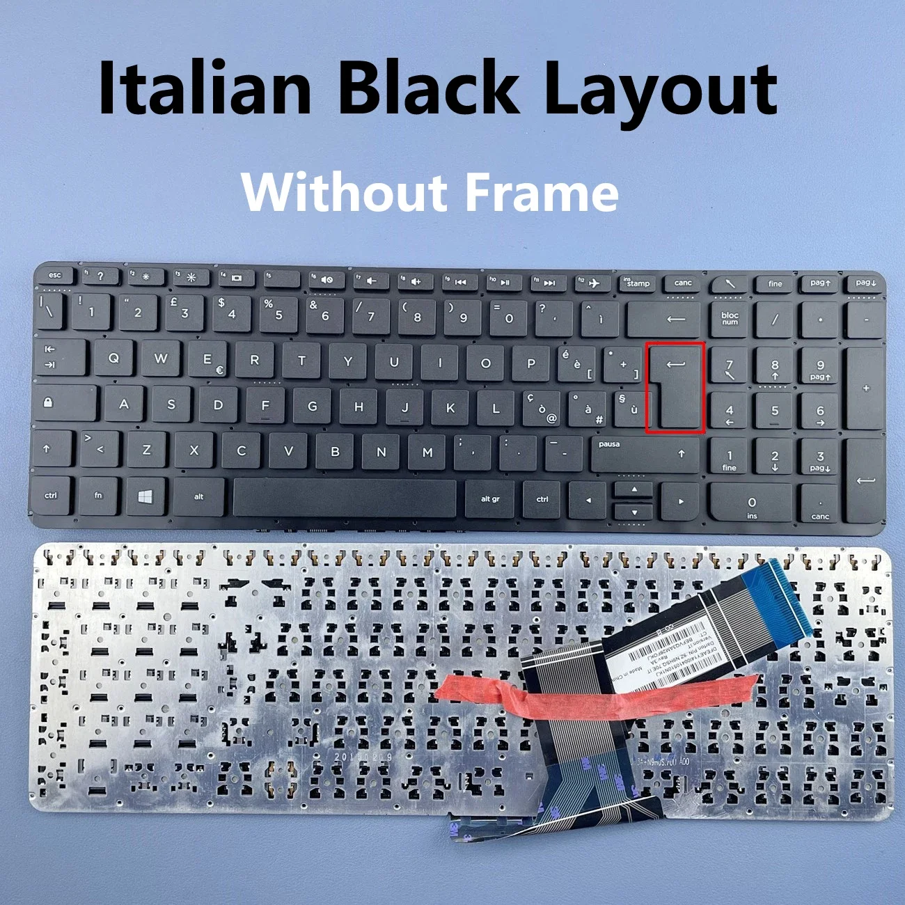 Italian,Arabic,Swiss White&Black Laptop Keyboard For HP 15-P 15-K 15-V 15T-K100 200 15Z-P000 17T-F 17-K 17Z-F 17-F Series