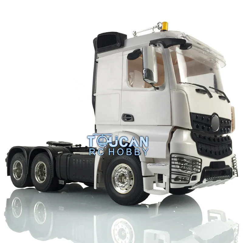 

TOUCANHOBBY 1/14 RC Tractor Truck Kit 6*4 Lowtop Remote Control Car Construction Vehicle 540Motor Toys For Adults Model TH16851