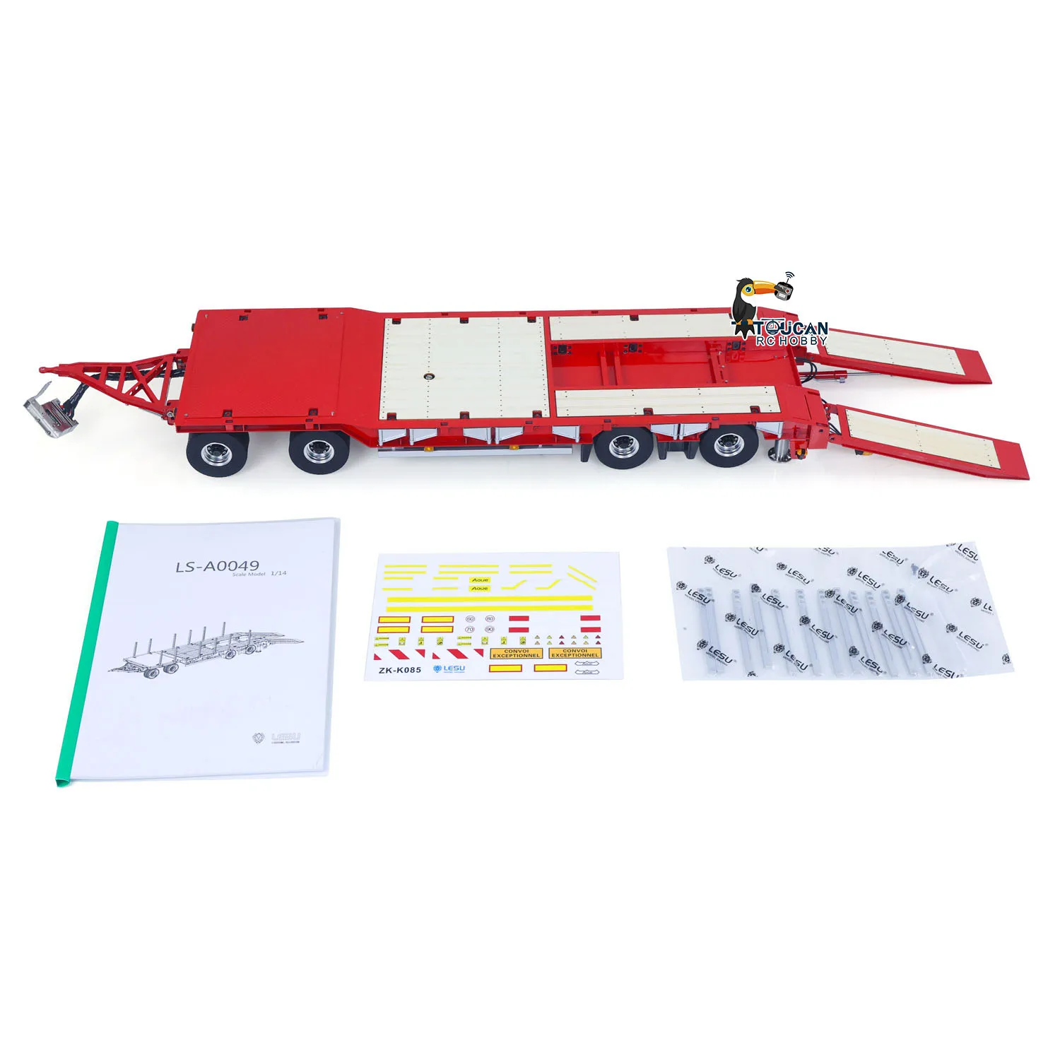 

LESU 1/14 Metal RC Hydraulic Lifting Tailboard Trailer Rear Support Legs for Toy Tractor Truck DIY Lorry Cars Excavator Machine