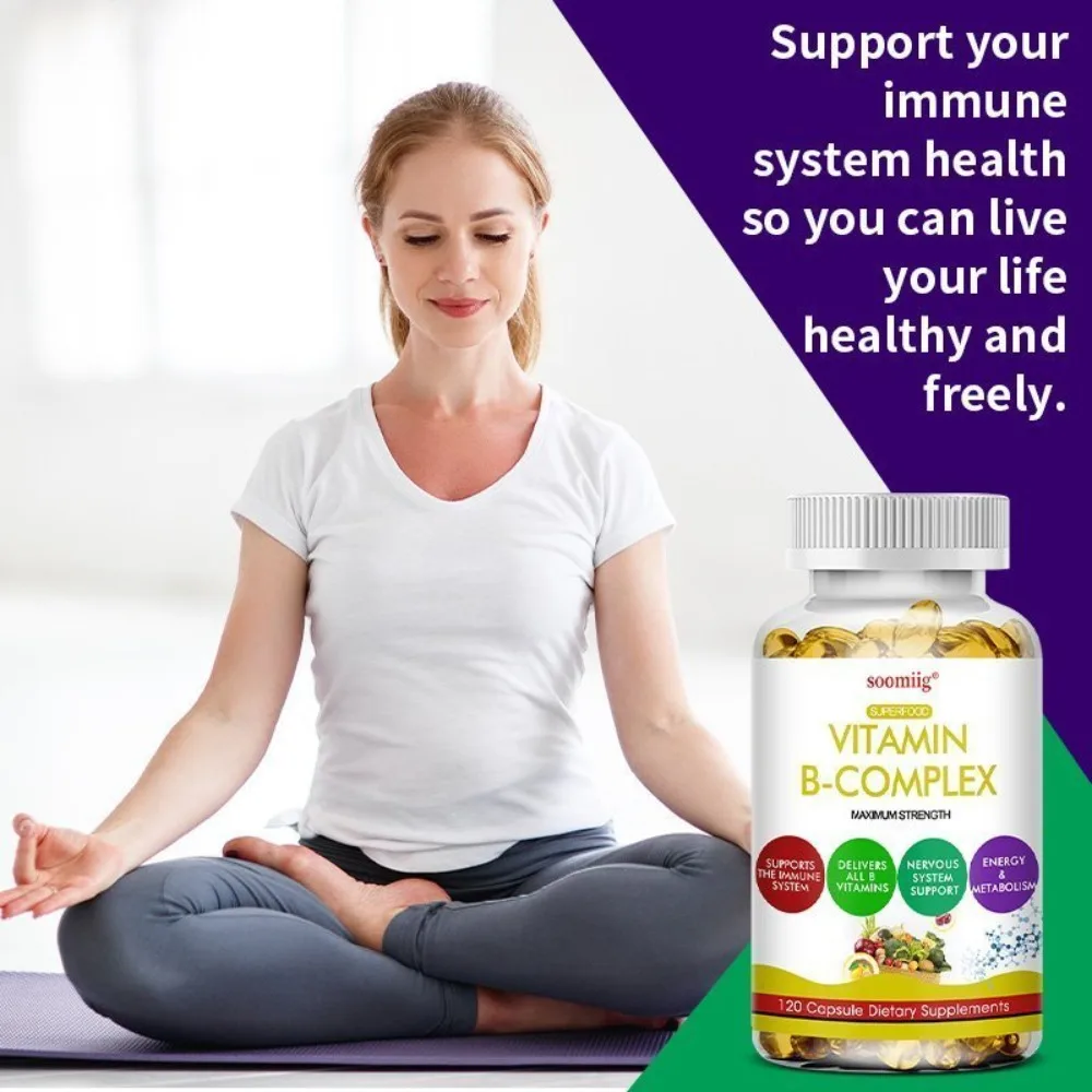 Super B Vitamin Complex Supplement, Immune Boost, Energy, Metabolism