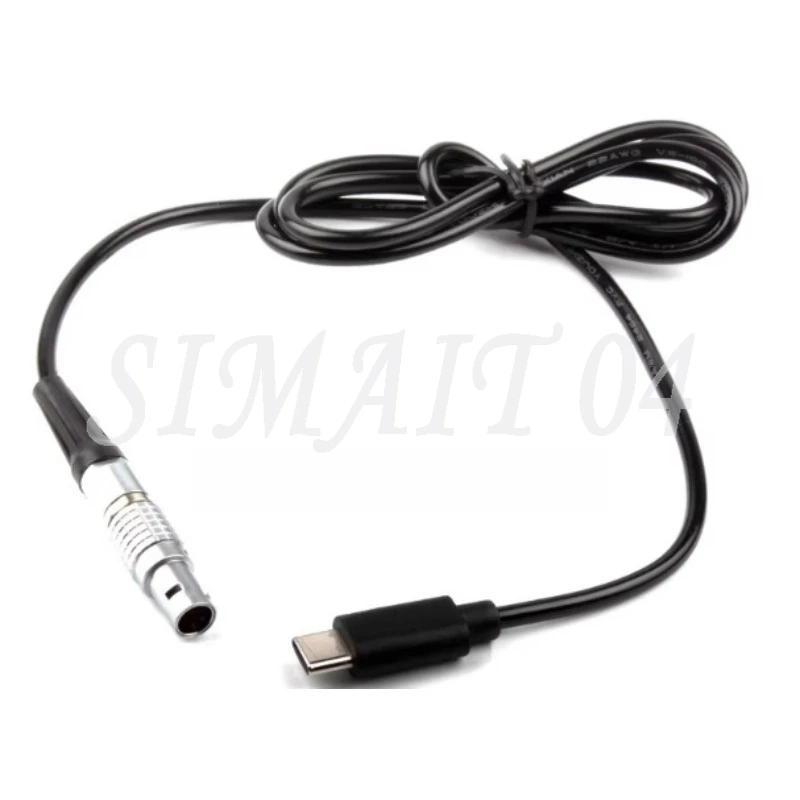 TYPE-C To LEMO 2-pin Male, Remo Head, Linear Elastic Wire Power Cord