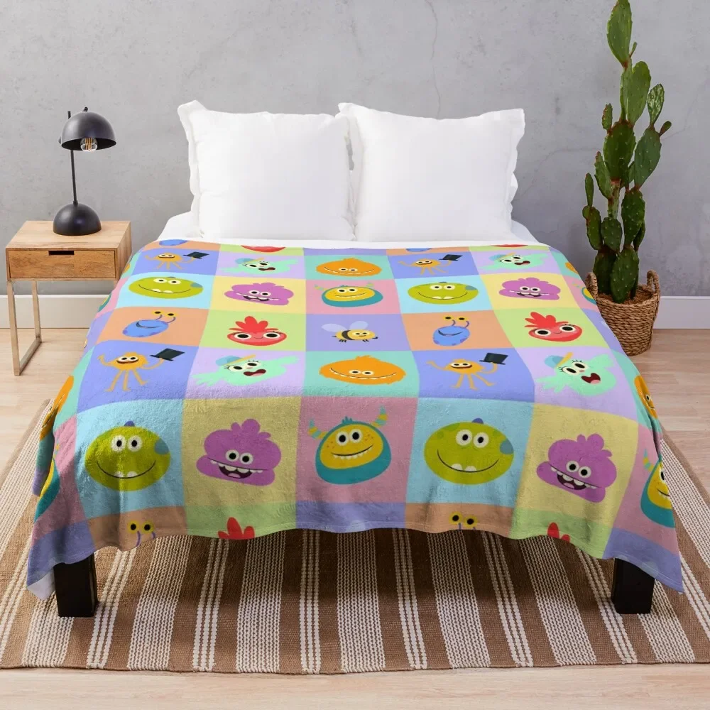 

Rhymington Square Pattern 01 Throw Blanket Summer Beddings Hair Blankets