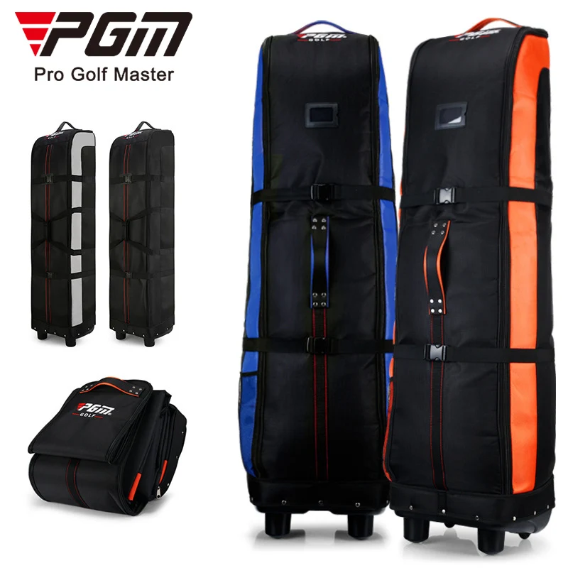 

PGM oem foldable travel golf bag premium padded golf travel bag with wheels