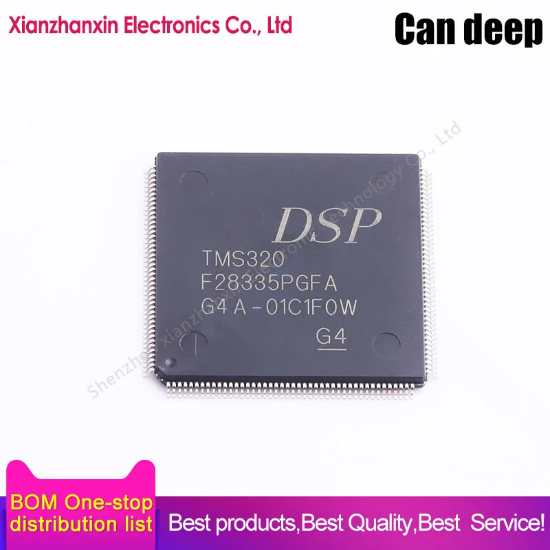 1pcs/lot TMS320F28335PGFA TMS320F28335 F28335PGFA encapsulation QFP176 32-bit digital signal processor IC