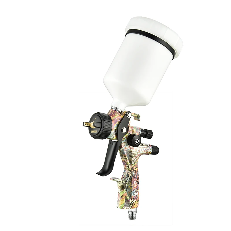8900B Paint Spray Gun, Professional HVLP Air Spray Gun with Adjustable Nozzle, High Atomization Automotive Painting Tool for Car