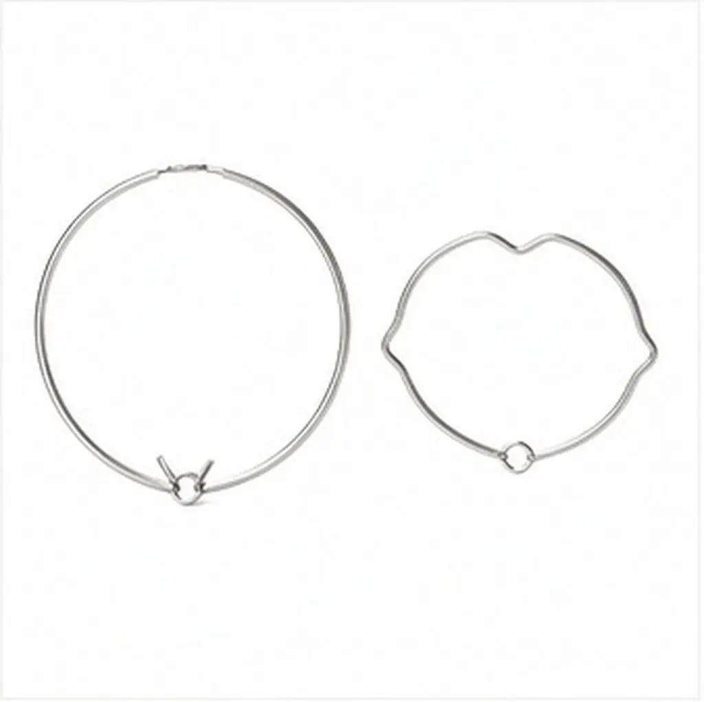 20Pcs Downlight Spotlight Snap Ring Metal Clips for 35-54Mm Bulb Holders Easy Installation Garage Basement Office Use