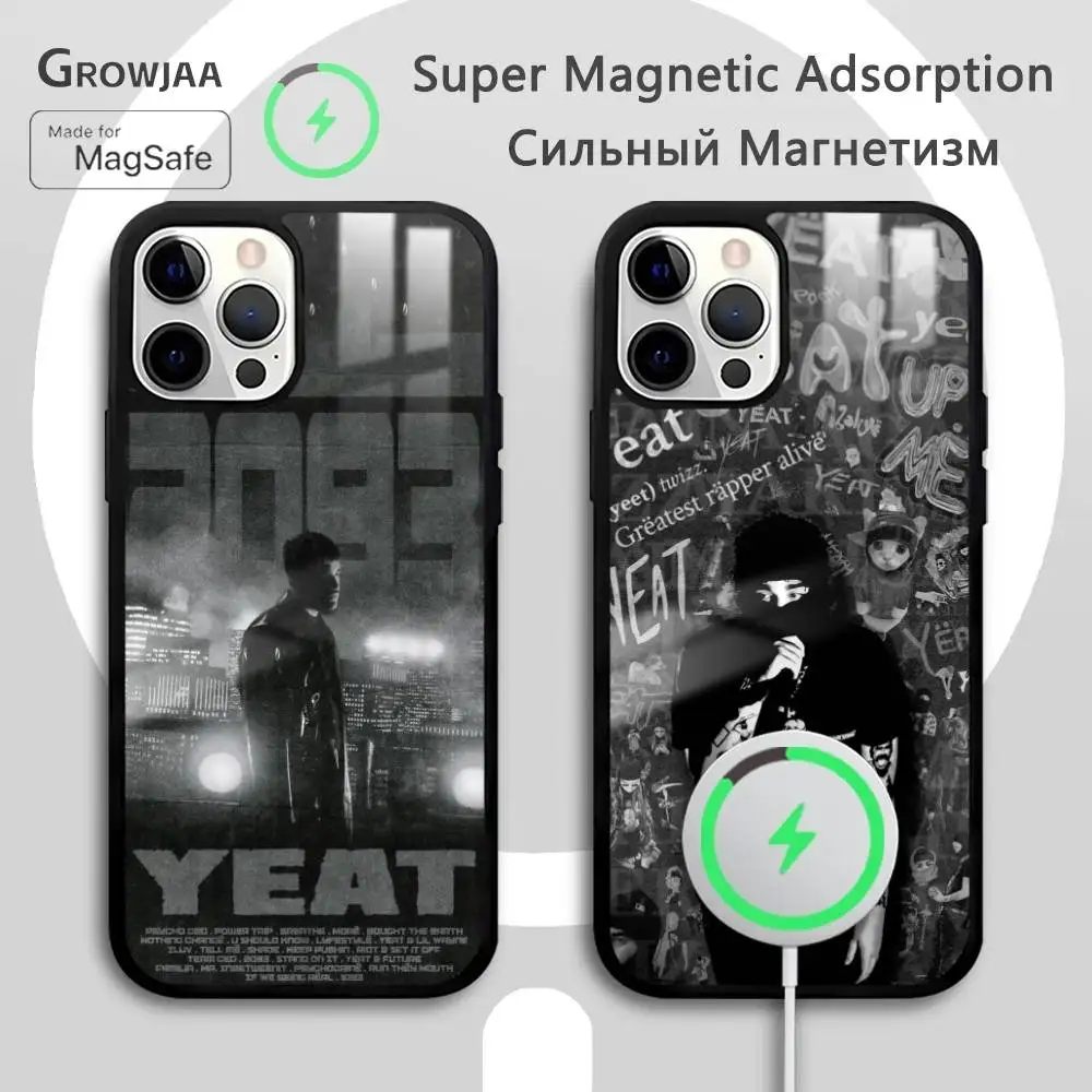 

Y-Yeat Rapper A-AfterLyfe Phone Case For IPhone 17 16 15 14 13 12 11 Pro Max Plus Mini Magsafe Mirror Wireless Magnetic Funda