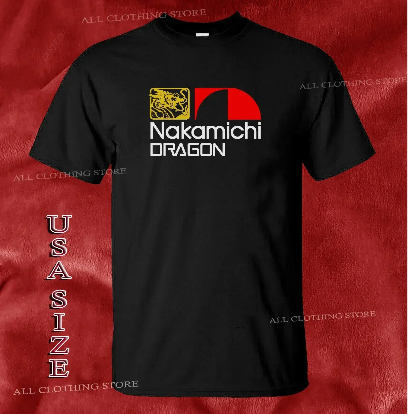 New Shirt Nakamichi DRAGON Home Surround Sound System Logo T-shirt Usa Size