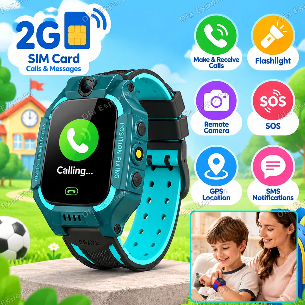 Smartwatch Watches For Kids With Gps - 2026 Nouvelle montre connectée pour enfants
