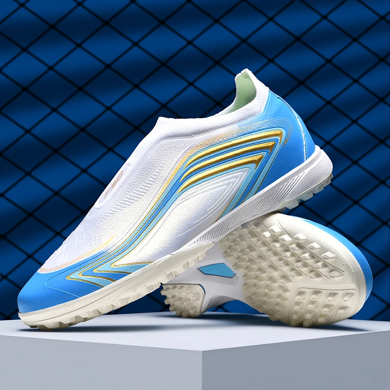 New Men Soccer Shoes Mid-top Cleats Sneakers Indoor Non-Slip Hot-selling Futsal High-quality Football Boots Grass Match Outdoor