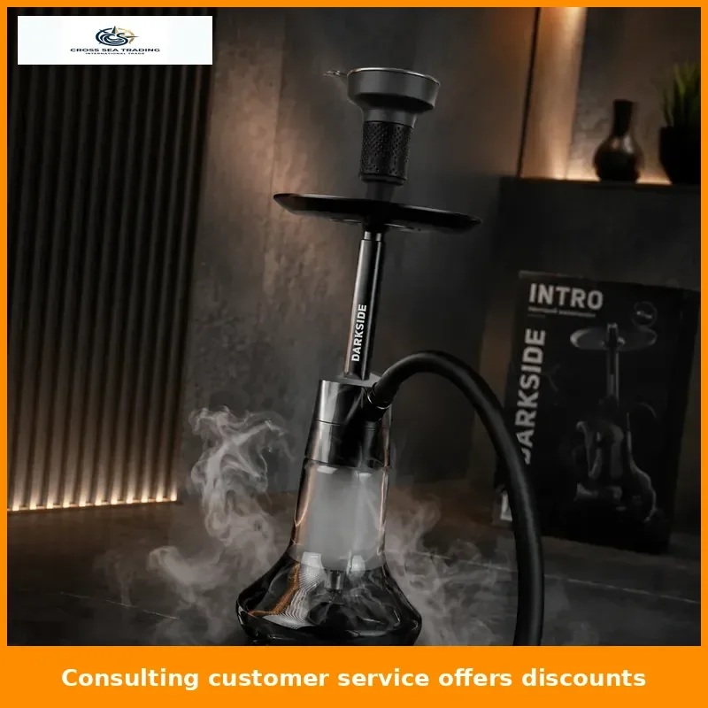 Darkside Intro Hookah Shisha Set Arabic Hookah Single Tube with Gift Box