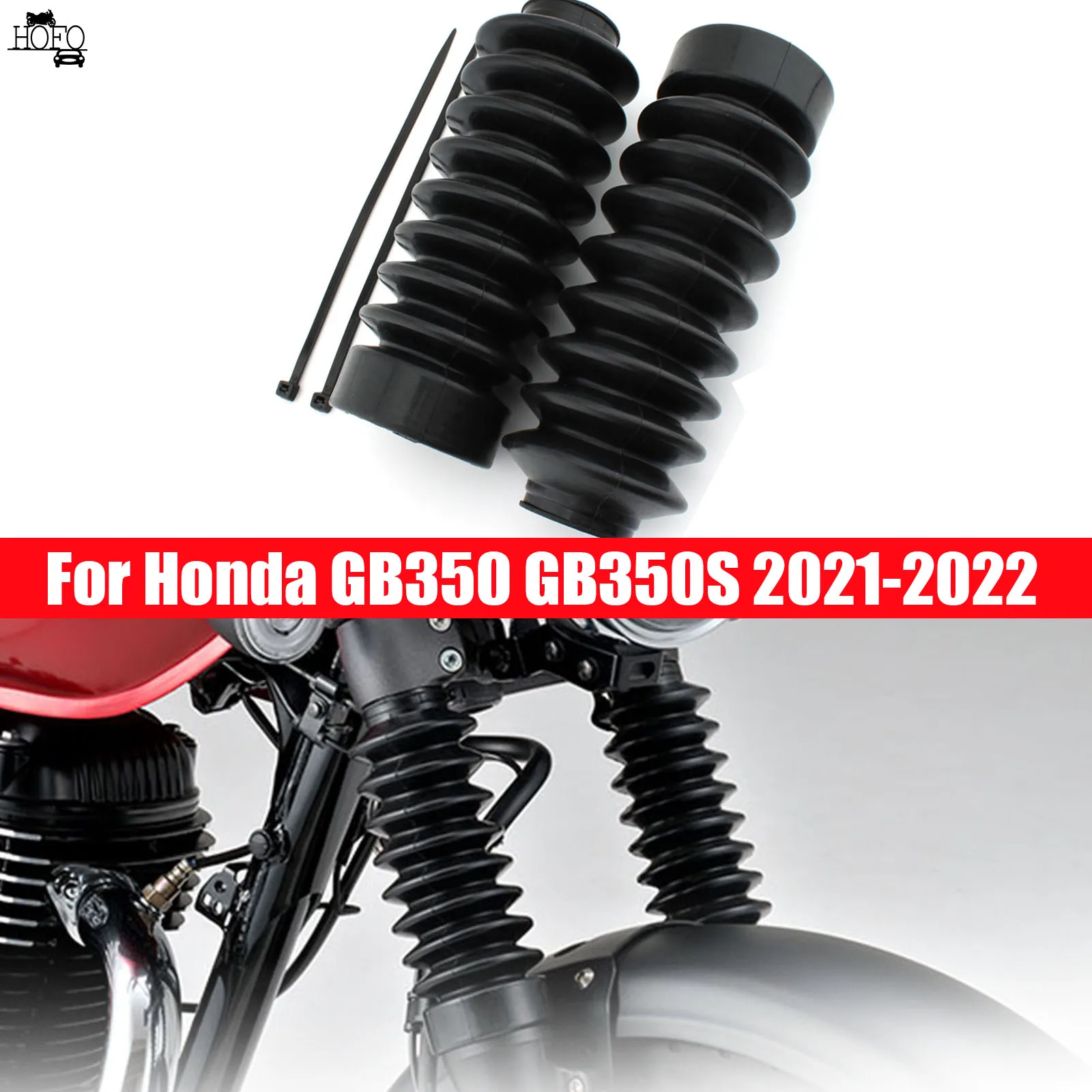 

Motorcycle Front Fork Boot Slider Shock Absorber Protector Cover Gaiter For Honda GB350 GB350S 2021-2022 Accessories