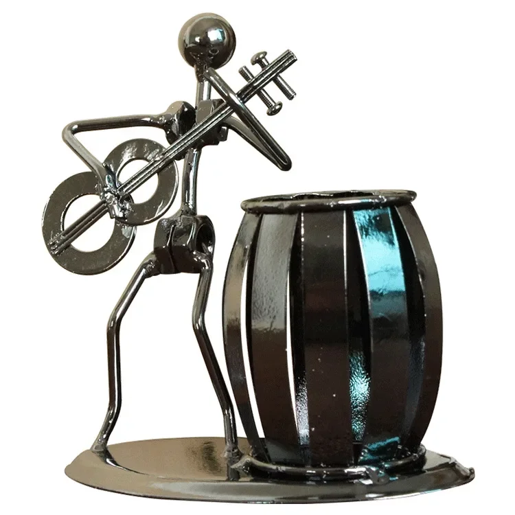 Product Specials Wrought Iron Musicians Band People, Pen Holders Creative Home Decoration Gifts, Ornaments A Variety of Optional