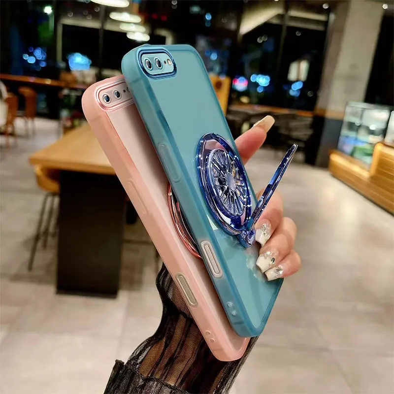 7plus 6 plus 8plus funda con soporte a prueba de golpes para iphone 7, 8, 6 plus, 8plus, 6S, funda con anillo, Fundas suaves de moda