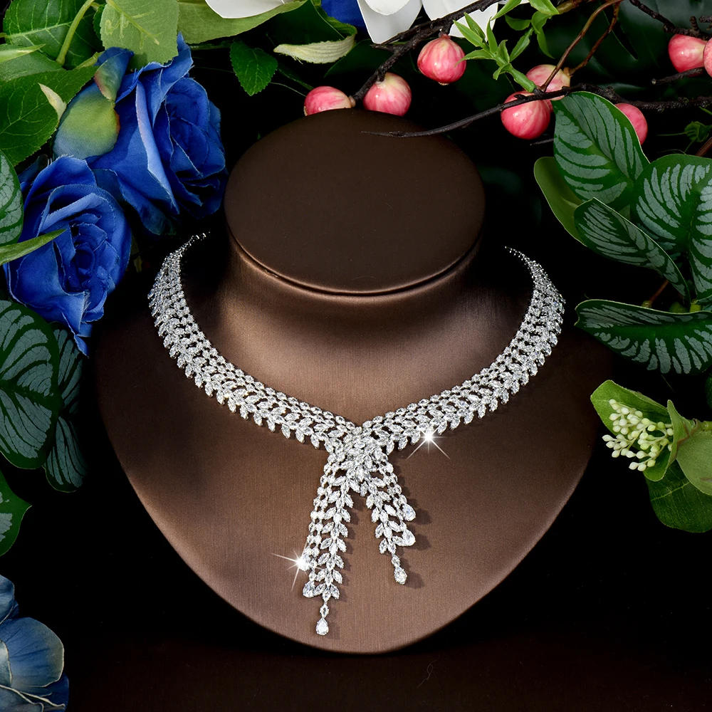 Colorido resistente deslumbrante conjunto de traje feminino colar brincos anéis jóias de noiva festa casamento saudita presente do feriado M-578
