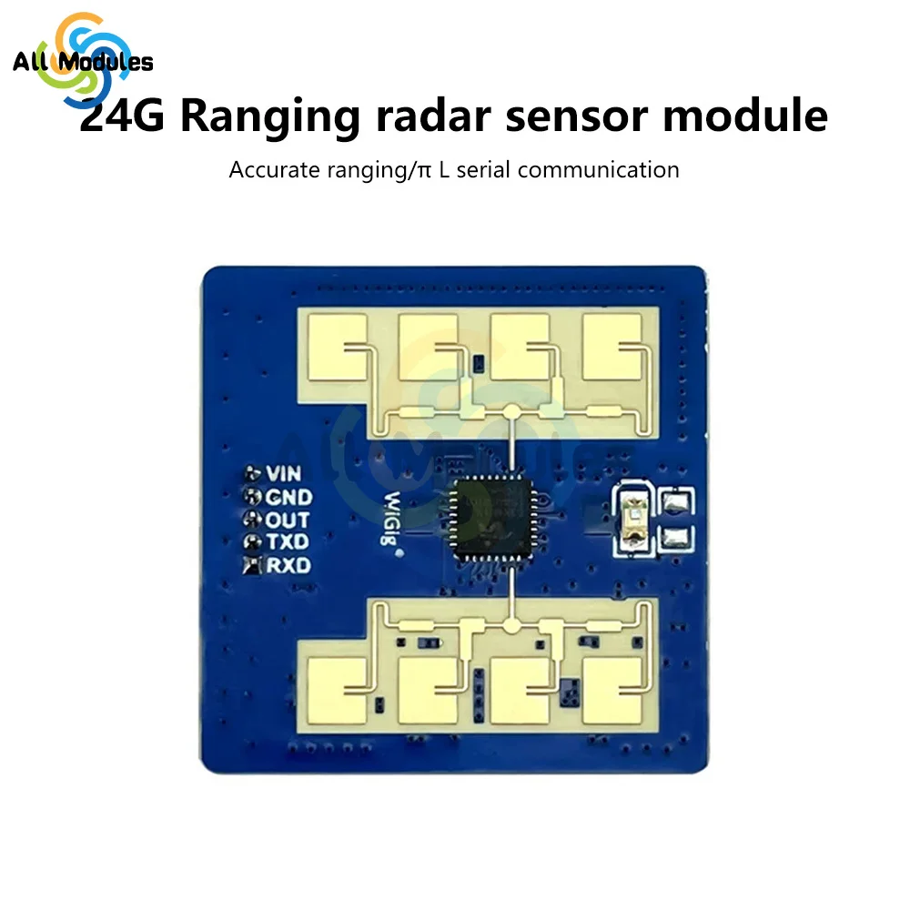 LD2411S Sensor Module HLK-LD2411S Human Presence Radar Sensor Module Millimeter Wave Radar Sensor Module Non Contact 24GHz