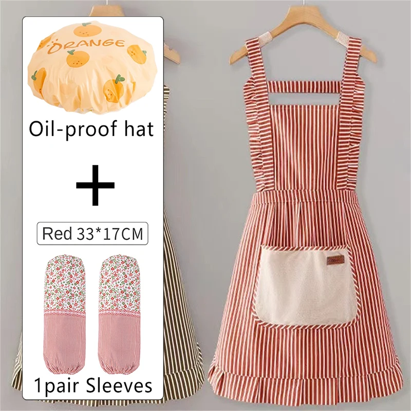 

Home Aprons For Men And Women Kitchen Catering Special Work Clothes Popular Cotton Linen Cooking Fashion
