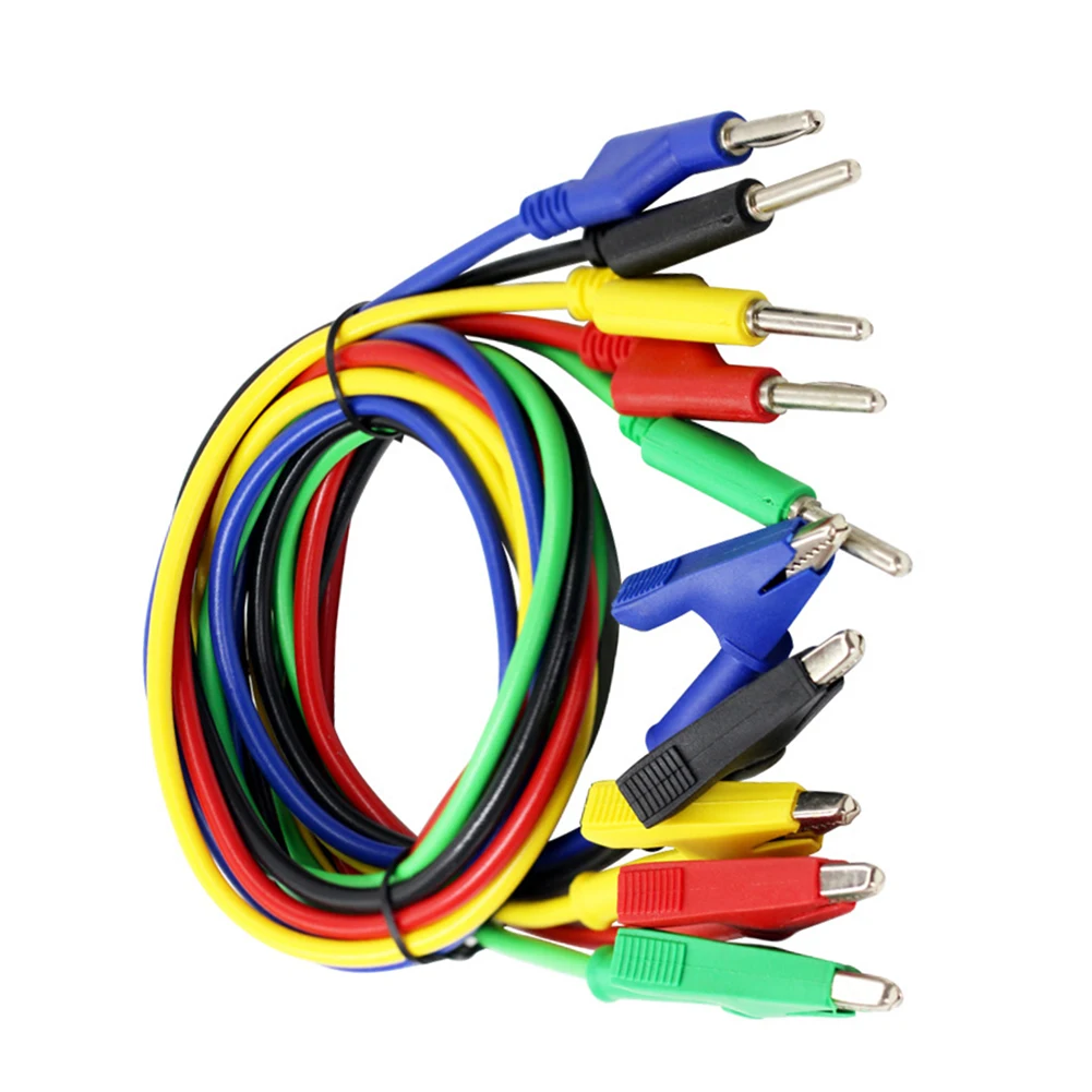 전기 시험 작업용 바나나-악어 케이블, 실험실 장비 케이블, 전기 시험용 테스트 리드