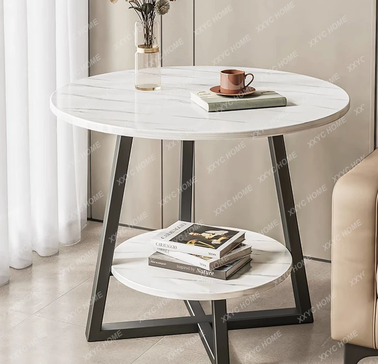 

Sofa Side Table Light Luxury Coffee Table Mini Small Tea Table Living Room Home Corner Table Simple Rental Small Table