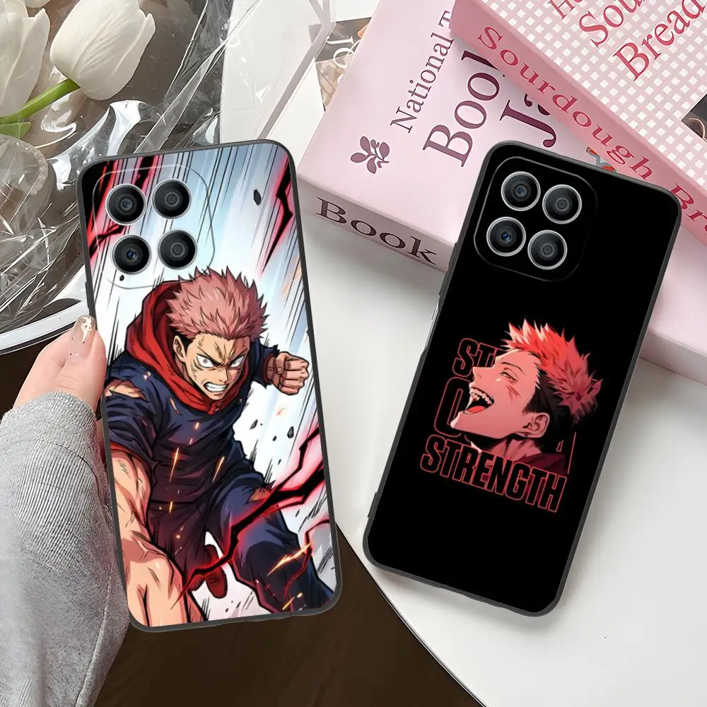 

Чехол для телефона JJK Itadori Yuji для Honor 90 80 70 60 50 30 20 10 9 8 7 Pro S SE Lite 5G, мягкий противоударный чехол из ТПУ
