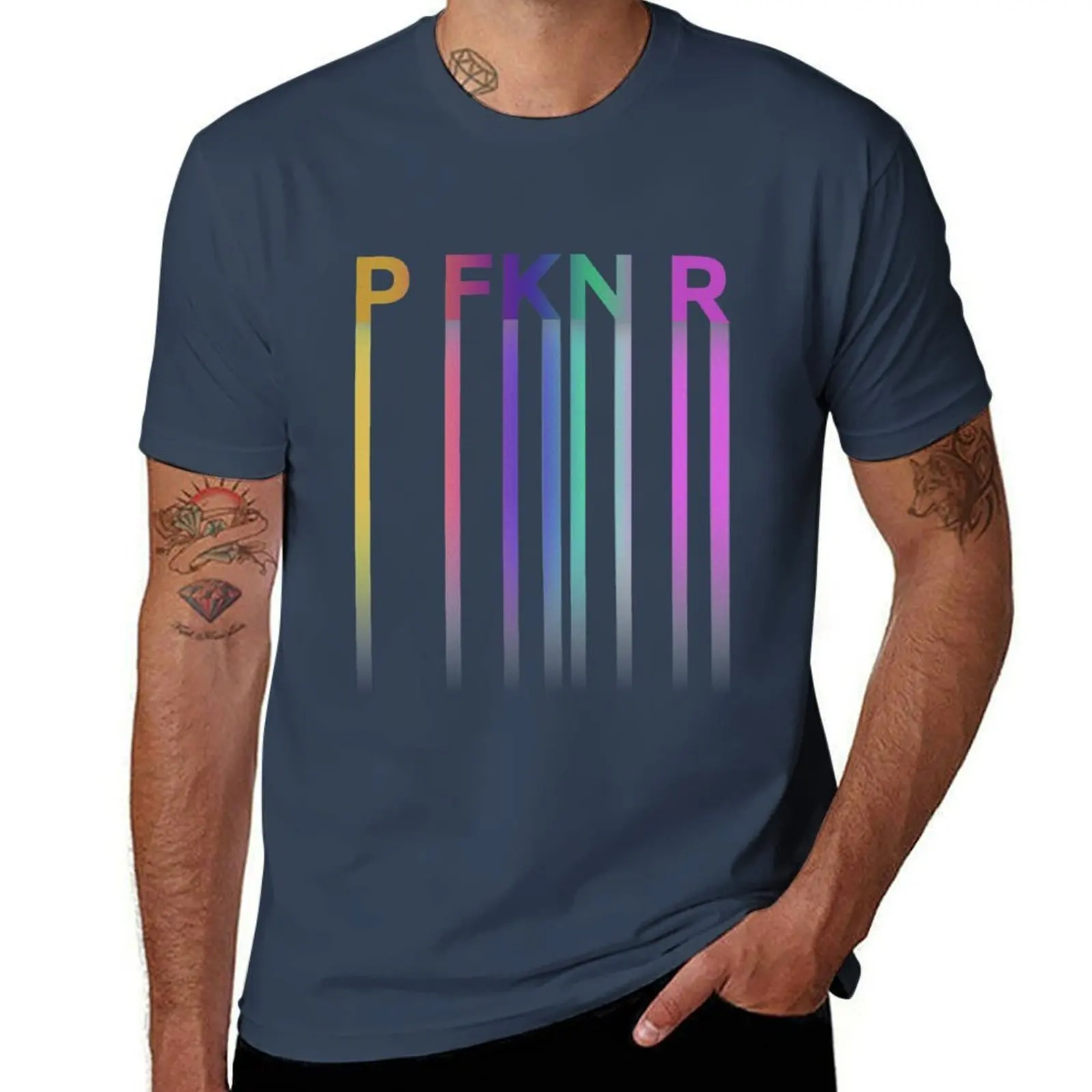 

FKN P Fancy R T-Shirt Casual Lightweight Short Sleeve Top