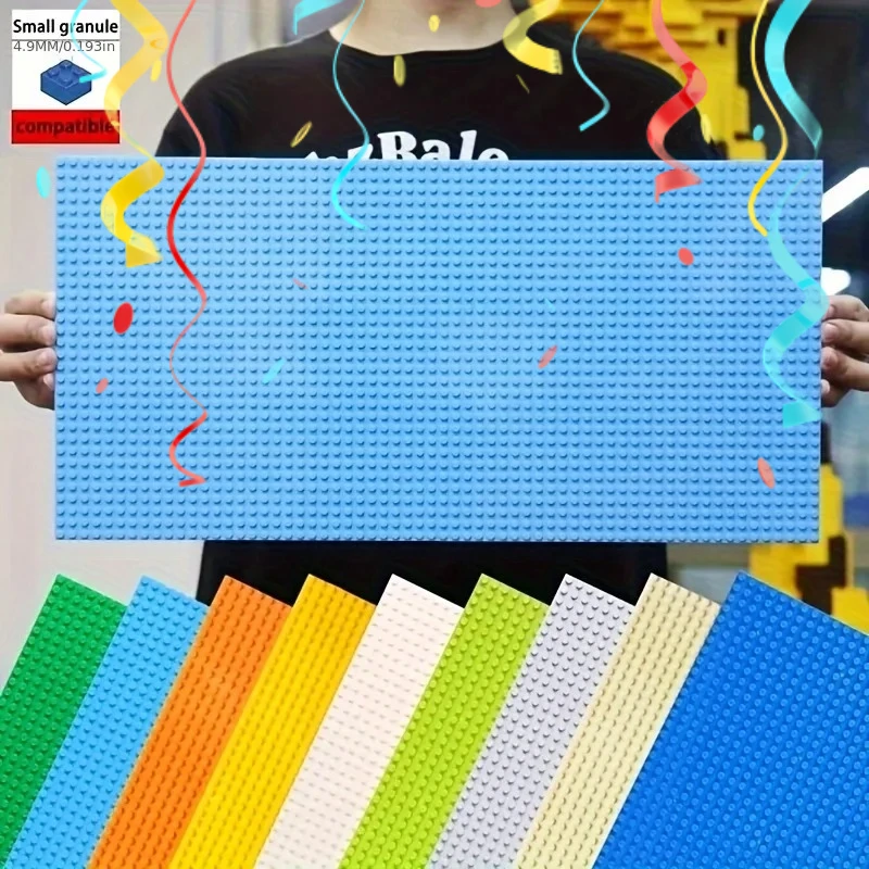 Piastra base in mattoni 32x32 per bambini, scheda di montaggio da parete fai-da-te compatibile con i principali blocchi, regalo di Natale giocattolo da gioco creativo STEM