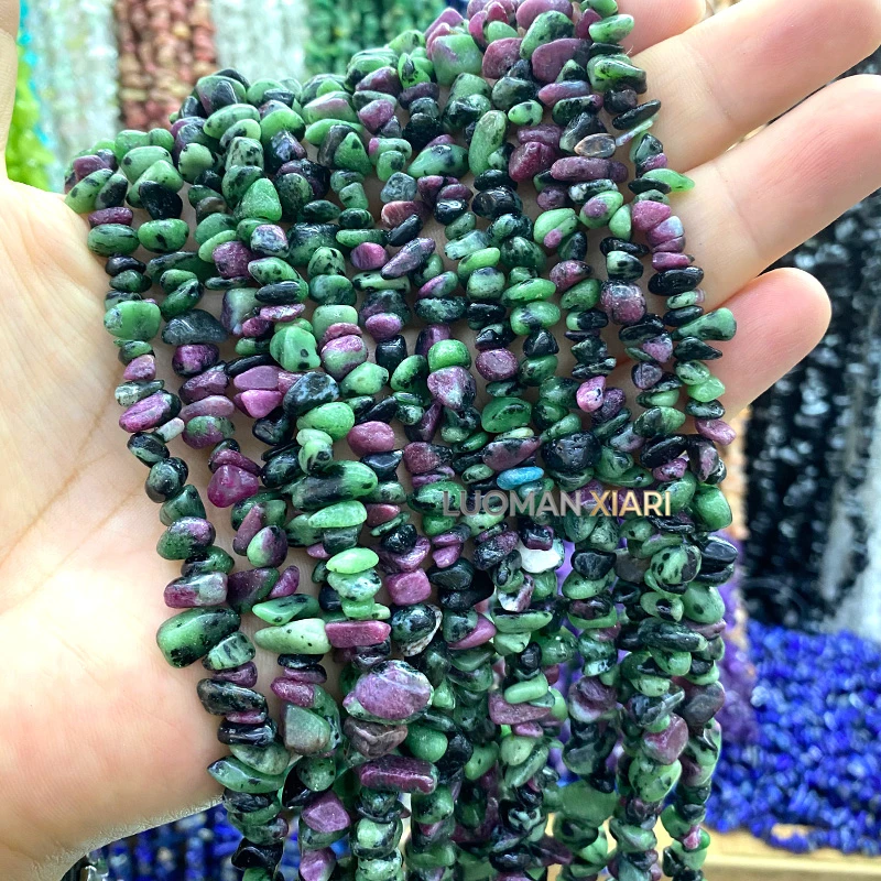 30 Zoll Naturstein Unregelmäßige Rohperlen 5-8mm Milch-Amethyst Zwischenperlen für Schmuckherstellung DIY Halskette Armband Anhänger Zubehör – Detail 14