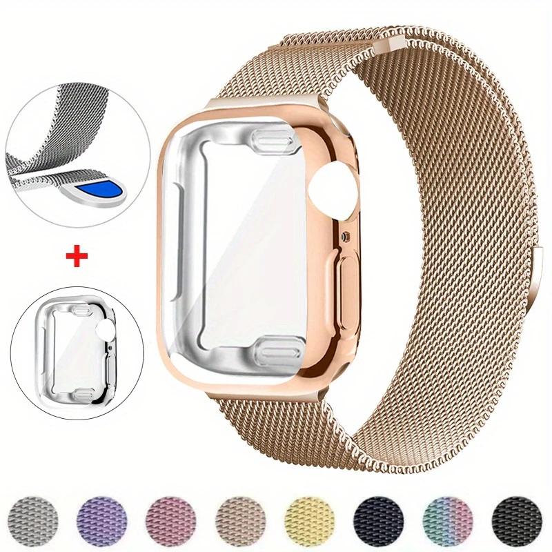 yZ[zP[X + ~l[[[v Apple Watch oh 44 ~[g 38 ~[g-42 ~[g-40 ~[gCoh iwatch V[Y 9 8 7 6 5 4 3 SE 45 ~[g 41 ~[gXgbv