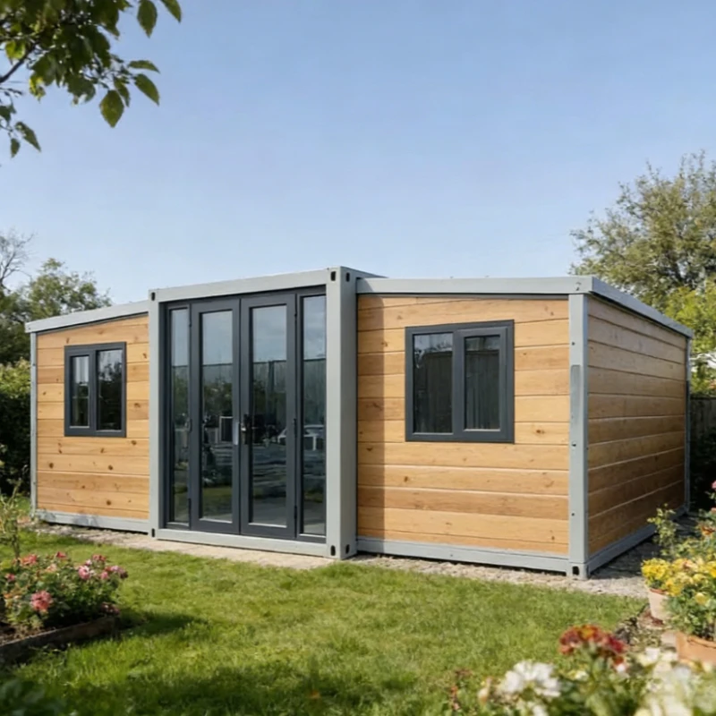 20/30/40 Ft Container Houses, Outdoor Waterproof Prefabricated Modular Houses, 2/3/4 Bedroom Extended Mobile Homes