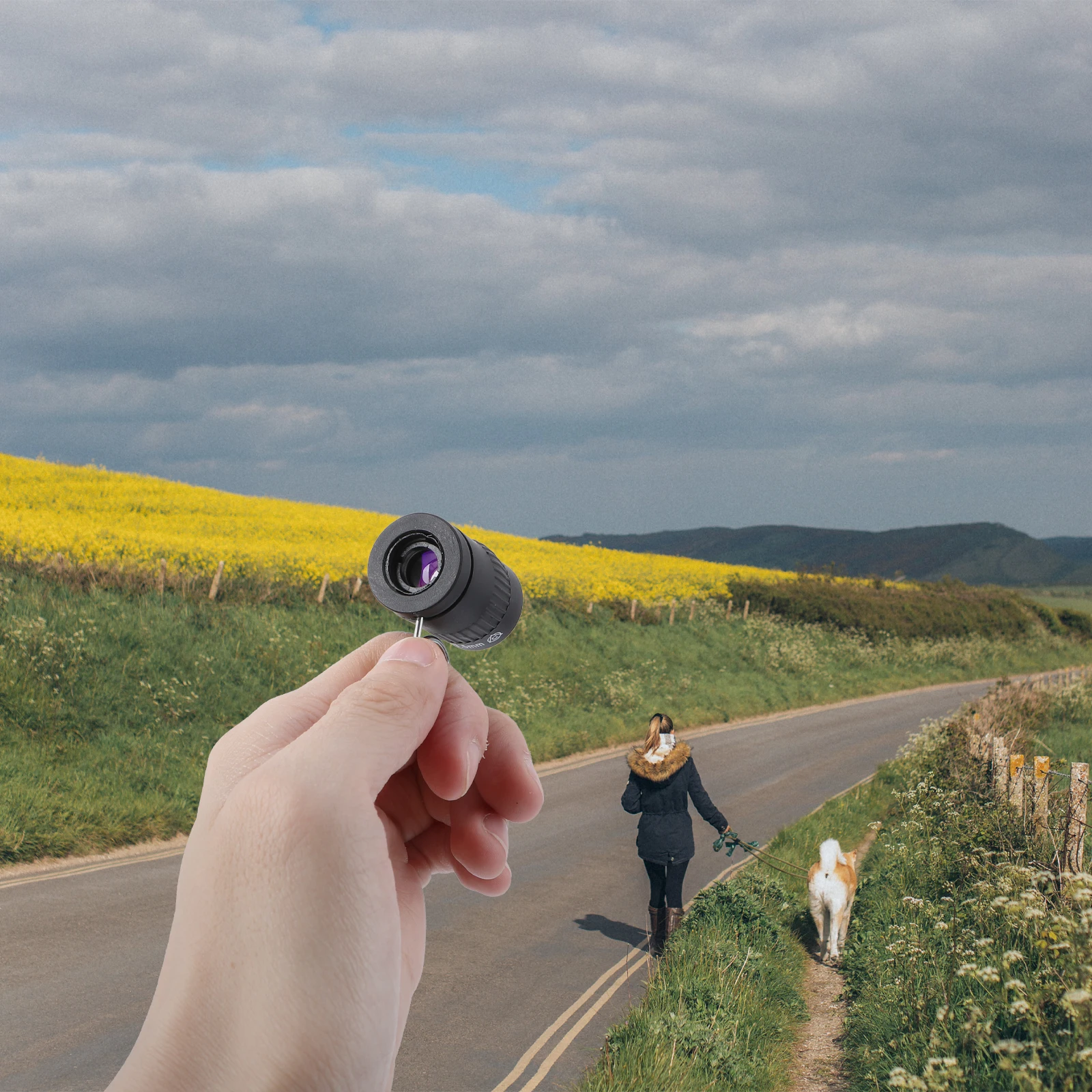 

2.5x17.5 Mini Telescope Handheld Monocular Portable Outdoor Optical Travel Single Clear Bright Compact Lightweight Camping