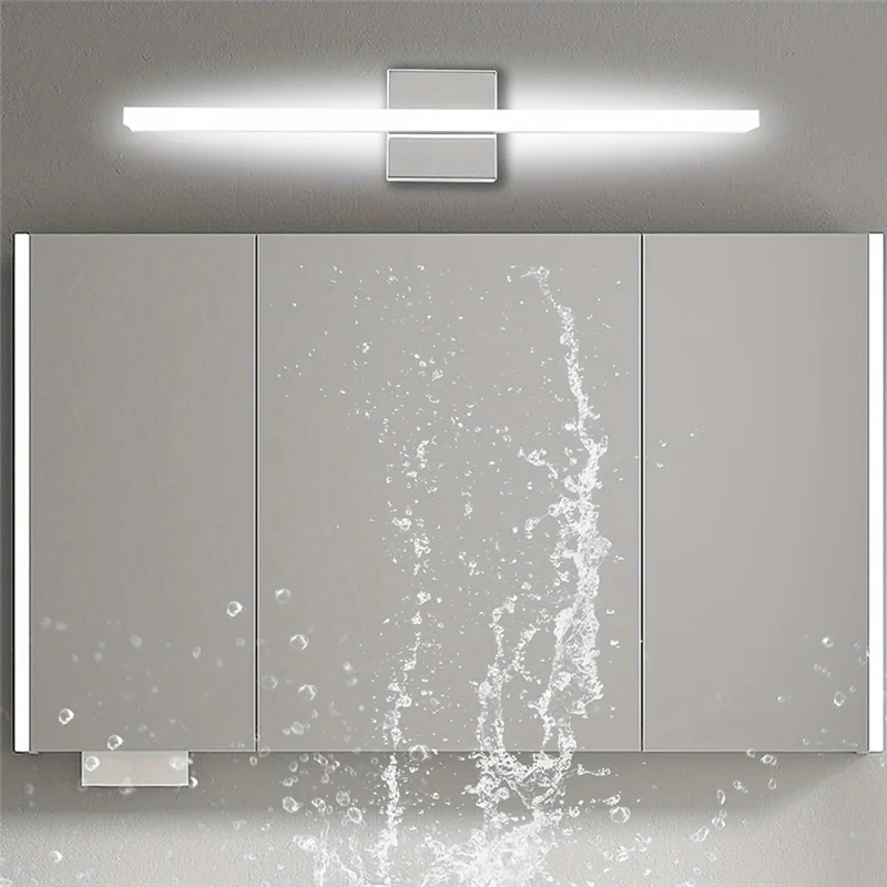 

BHTS-Brushed Dimmable Lights For Bathroom Vanity Light Bar, Modern LED Lighting Fixtures Above Mirror 16" Inch 8W