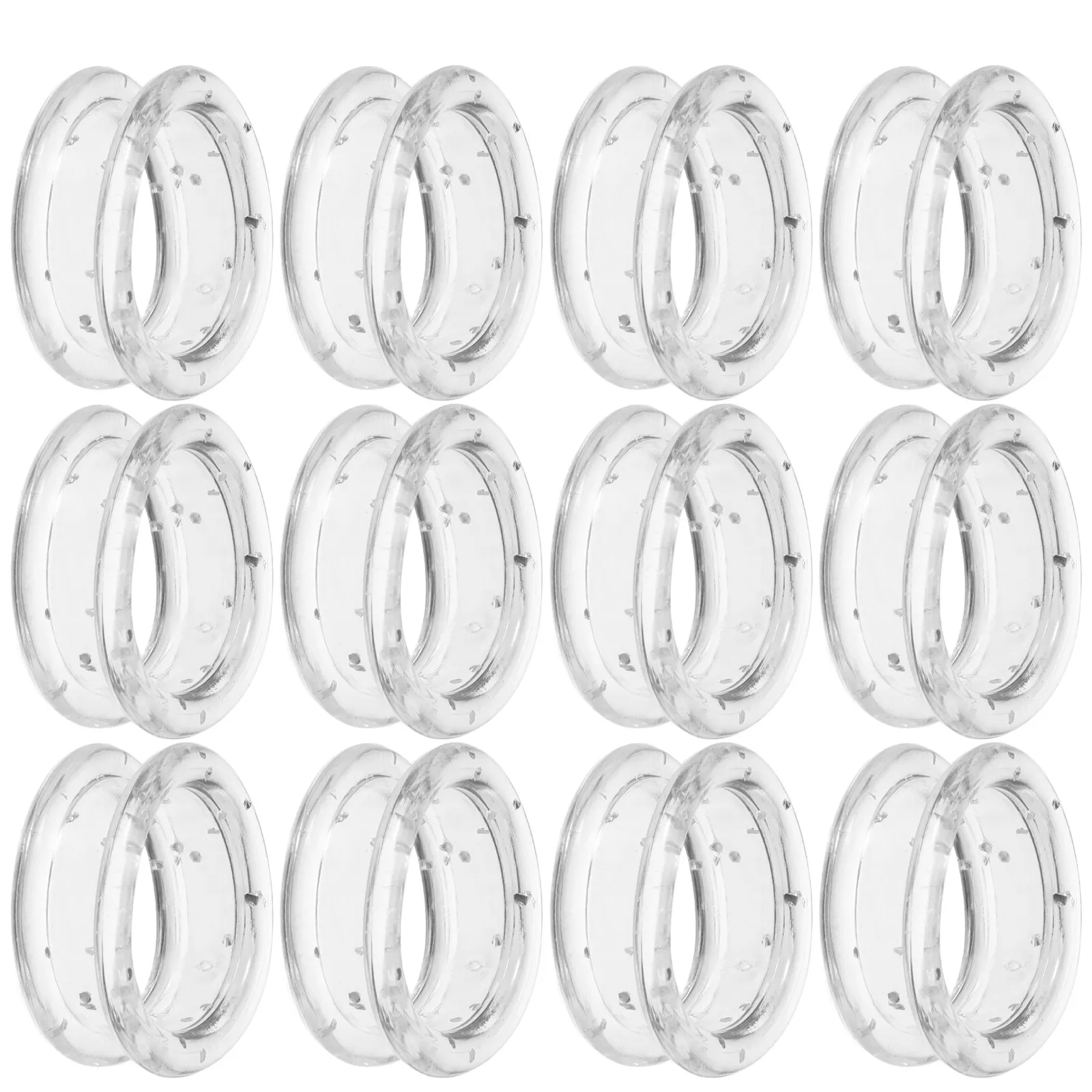 

12Pcs Premium Silicone Scissor Finger Rings Dog Grooming Shear Accessories Thumb Grip Rest Reduced Fatigue Set Vet