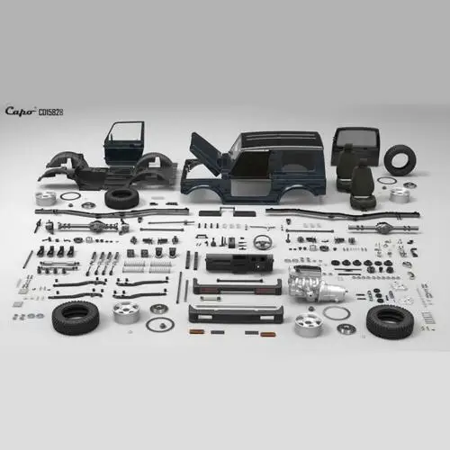 Capo New 1/6 Scale RC Racing CD15828 SIXER1 Samurai  Crawler Car KIT DIY Model 533MM TH15890-SMT2