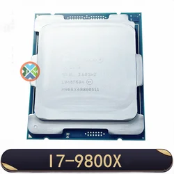 Rdzeń I7 9800X CPU 14 nm 8-rdzenie 16-wątków 3.8GHz 17MB TDP 165W procesor LGA2066 FreeShipping