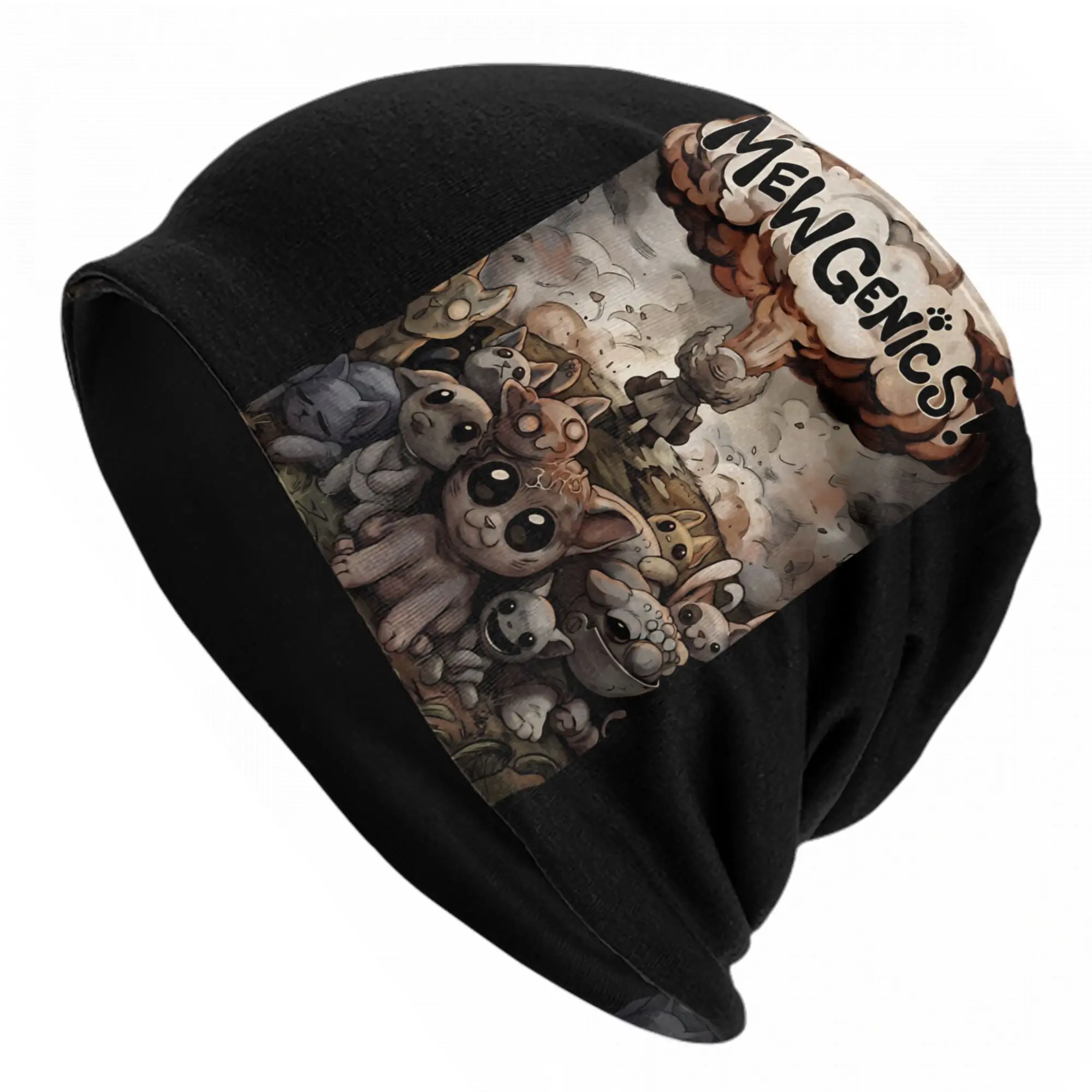 Mewgenics 2026 Roguelike Hit Mutant Feline Bonnet Hat Winter Street Skullies Beanies Hat for Men Women Warm Multifunction Cap