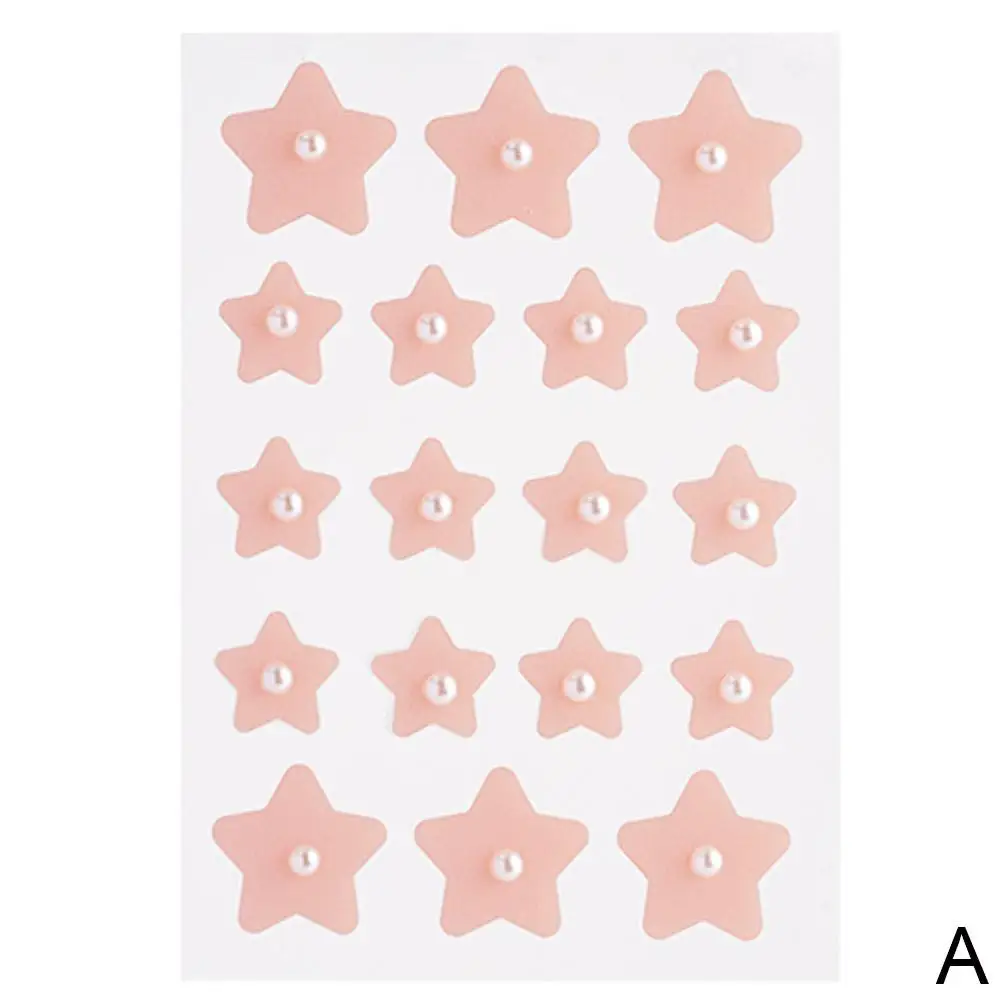 Colored Heart Diamond Pimple Patches Anti-acne Marks Spots Concealer Repair Sticker Patches Waterproof Hydrocollo C1q4