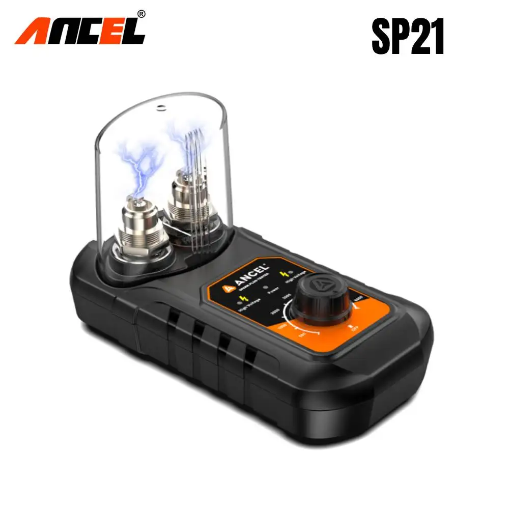 

Spark Plug Tester Automotive Engine Ignition Tester 0 to 6000RPM Car Motorcycle Spark Tester Tool (Upgraded SP02) ANCEL SP21
