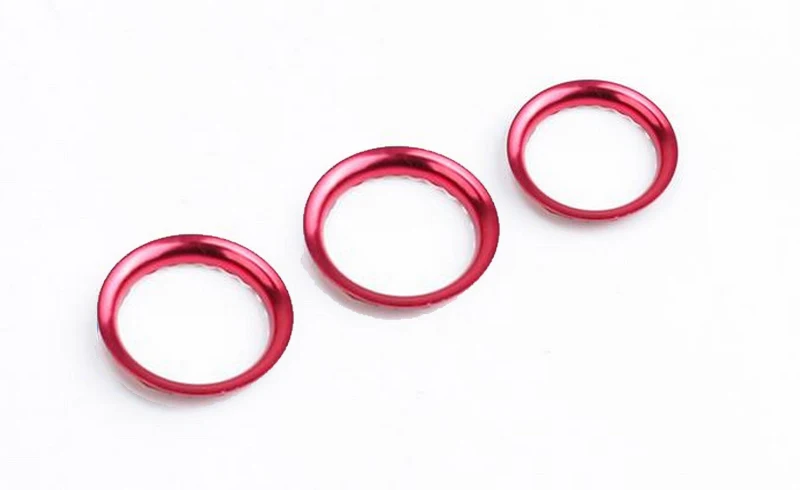 Keyhole Cover Circle Car Ignition Ring 1 Pc Switch Sticker Decoration Accessories for Vehicles 3 Colors for Mazda CX5