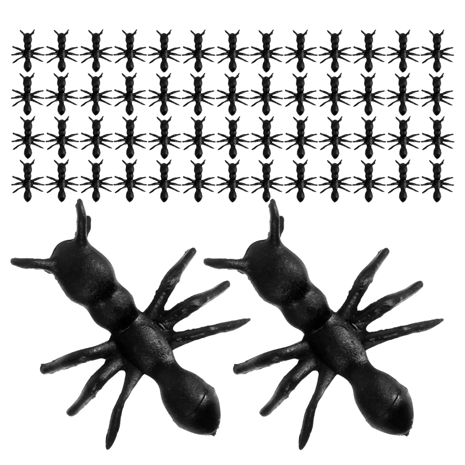 

500Pcs Realistic Plastic Ants Prank Figurines for Halloween Decorations Party Favors Outdoor Indoor Pranks Simulated Bugs