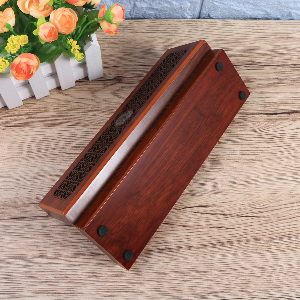 

Solid Wood Necklace Box Jewelry Storage Organizer For Watch Bracelet Earrings Pendant Brooch Hair Clip Gift Box Rectangular