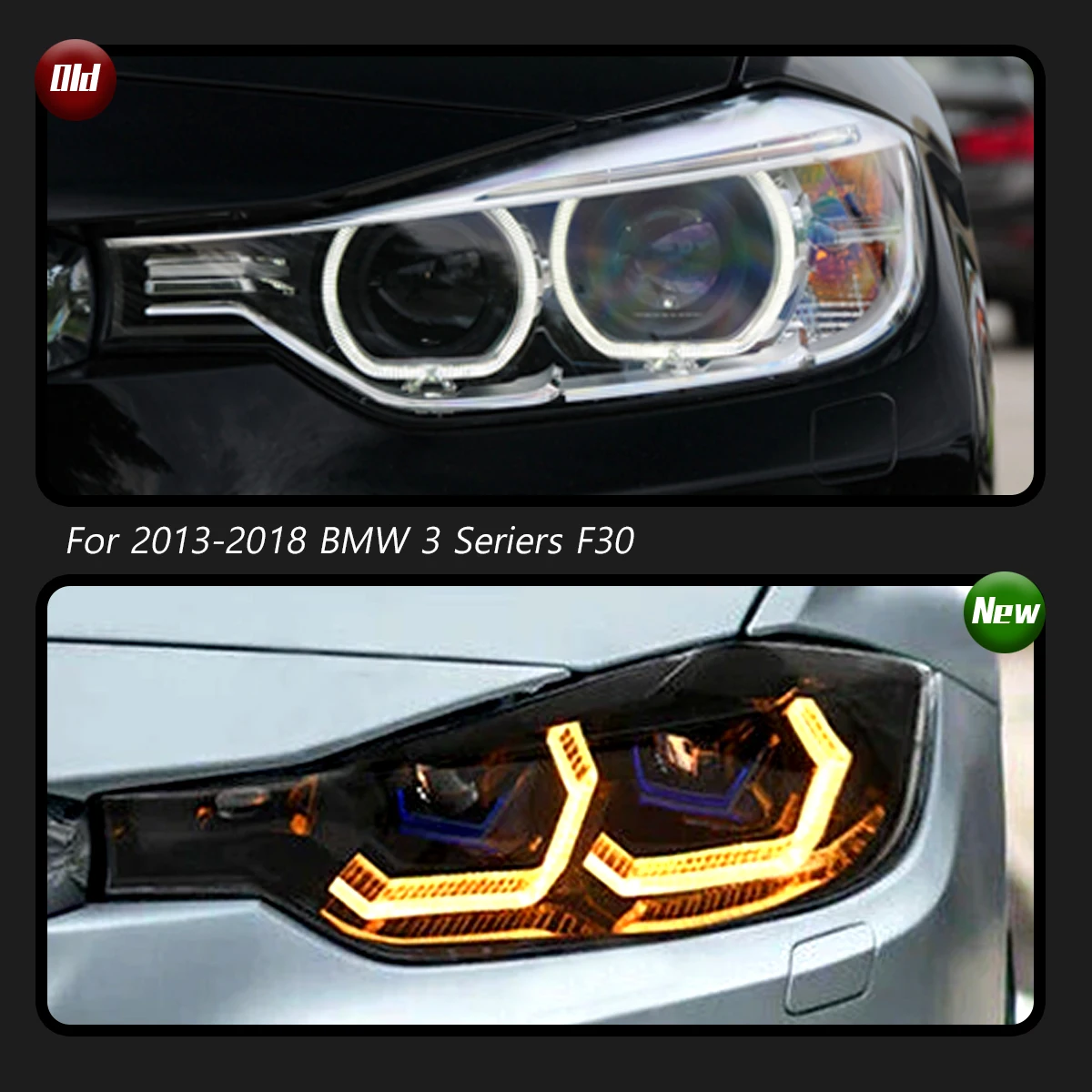 Car Lights For BMW 3 Series 2015-2018 F30 Headlight LED Projetor head Lamp Daytime Running Light Automotive Accessories