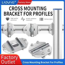 Made in china stents Moudule Cross Mounting Bracket For Profiles EOAT accessory CMB-2525