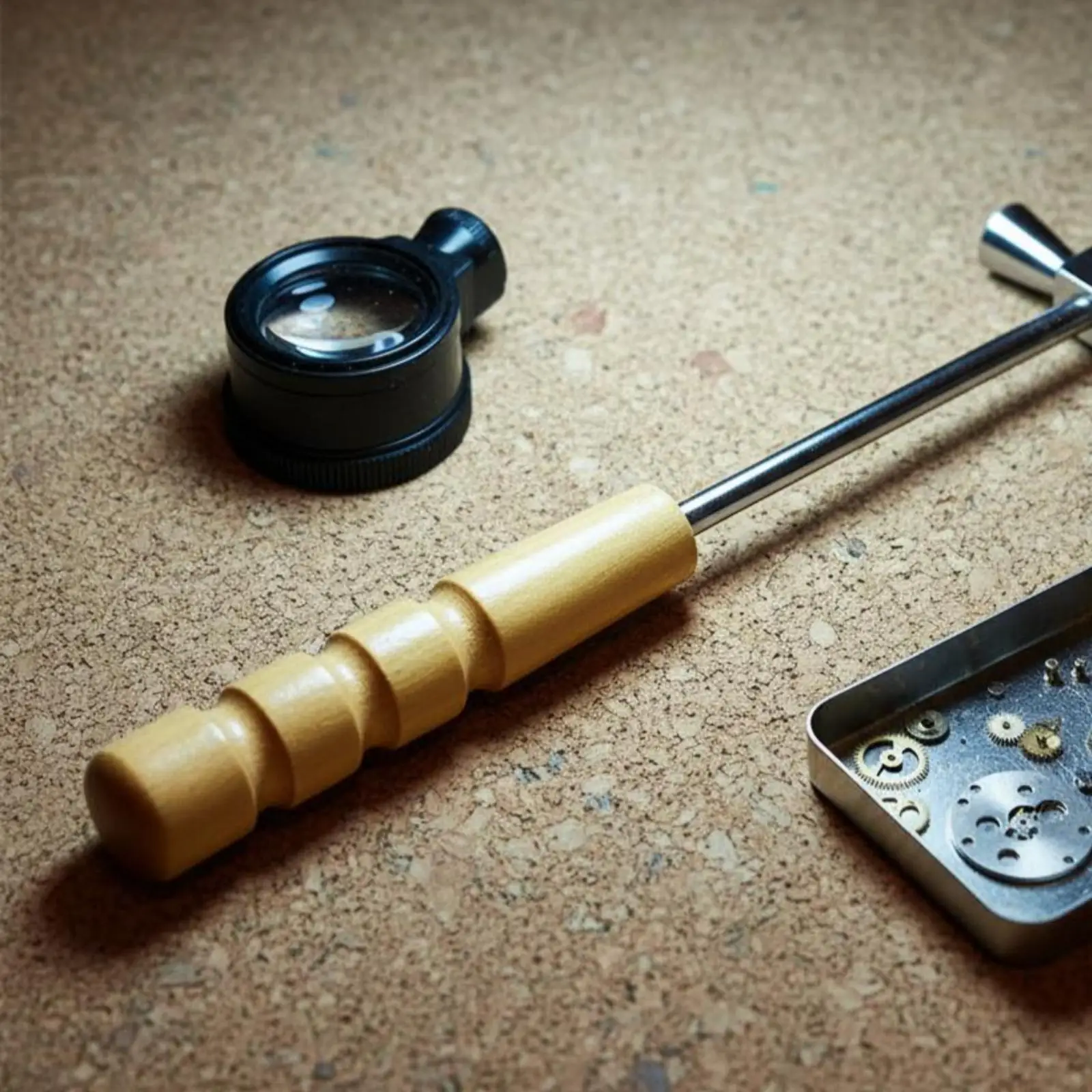 Mini Kalimba Tuning Hammer with Zinc Alloy Handle Finger Piano Tuning Tool for Hand Piano Adjustment